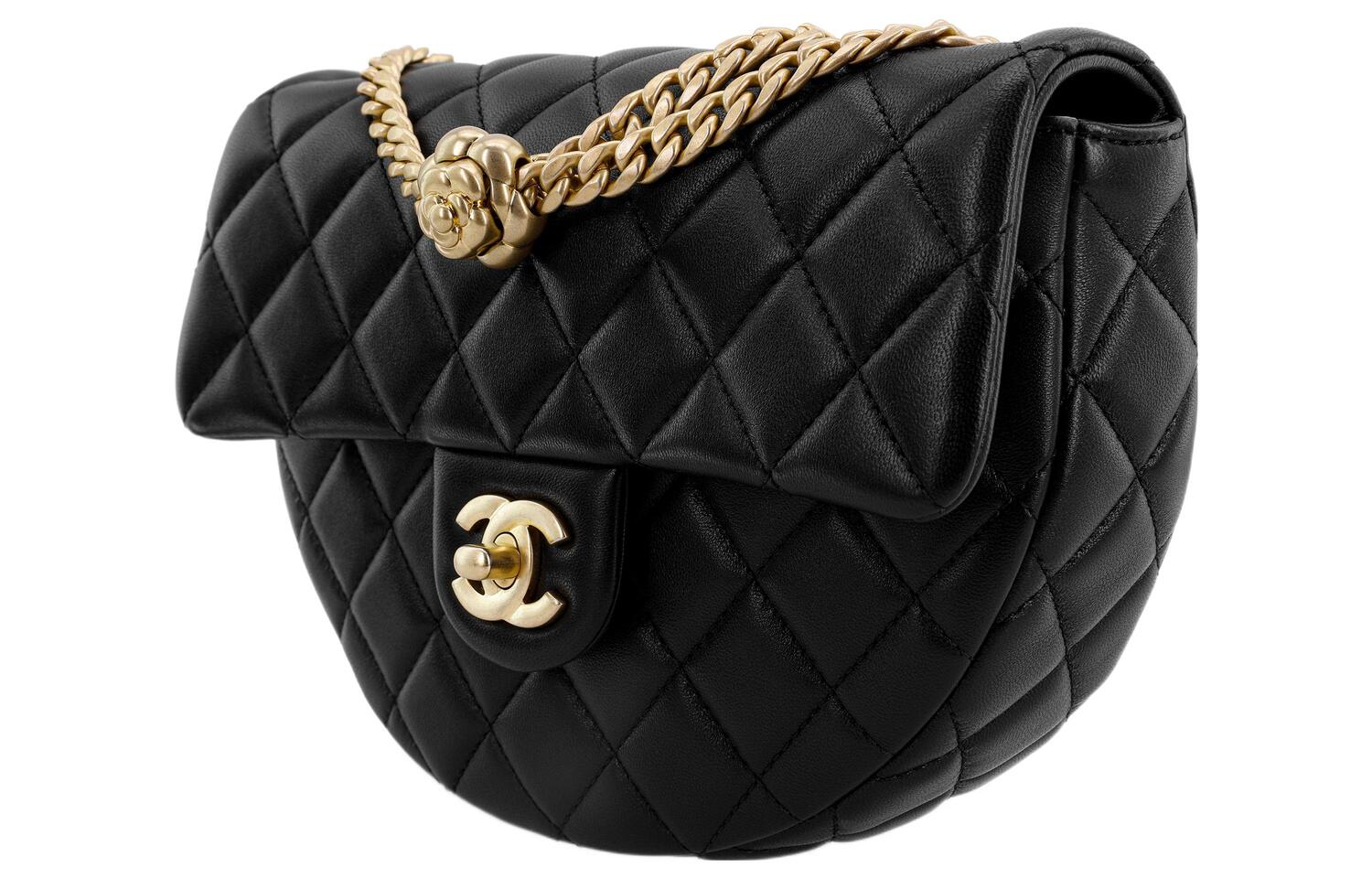 CHANEL Кожаный мессенджер Сумка с цепочкой Плечевая сумка Маленькая кроссбоди — фото 2