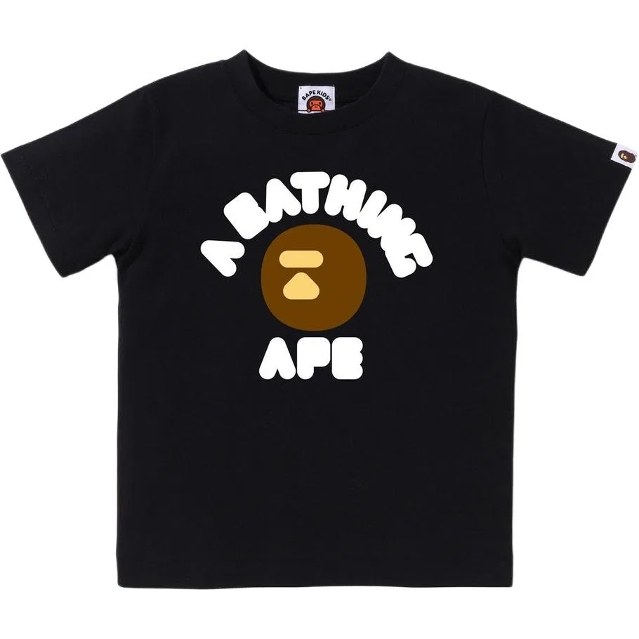 Детская футболка с круглым вырезом A BATHING APE, White — фото 3