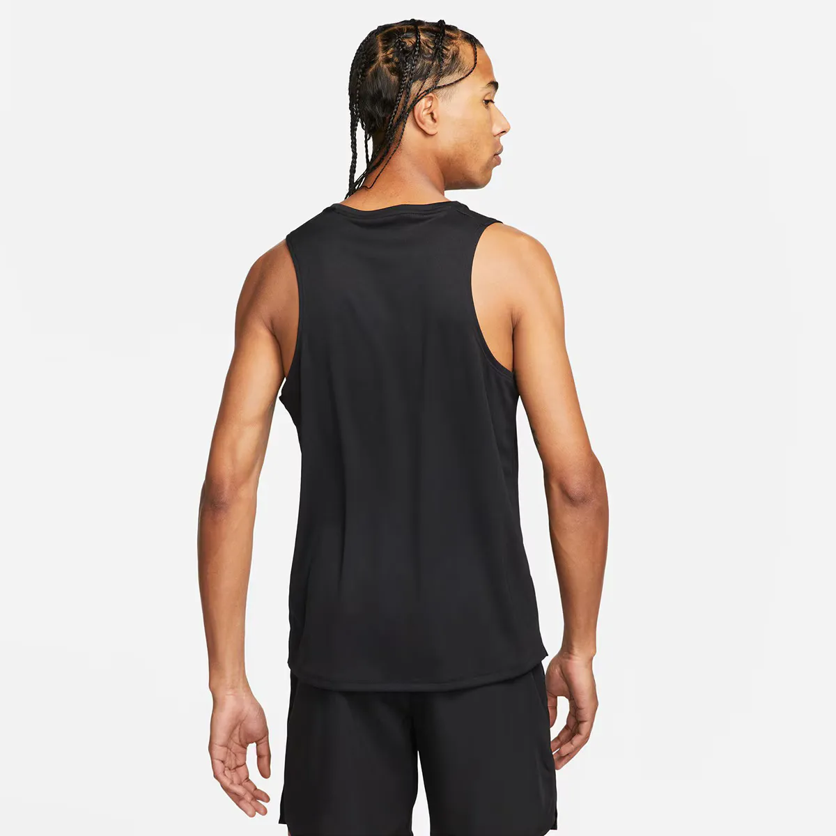 Мужская футболка Dri-FIT Miler Nike, чёрный — фото 2