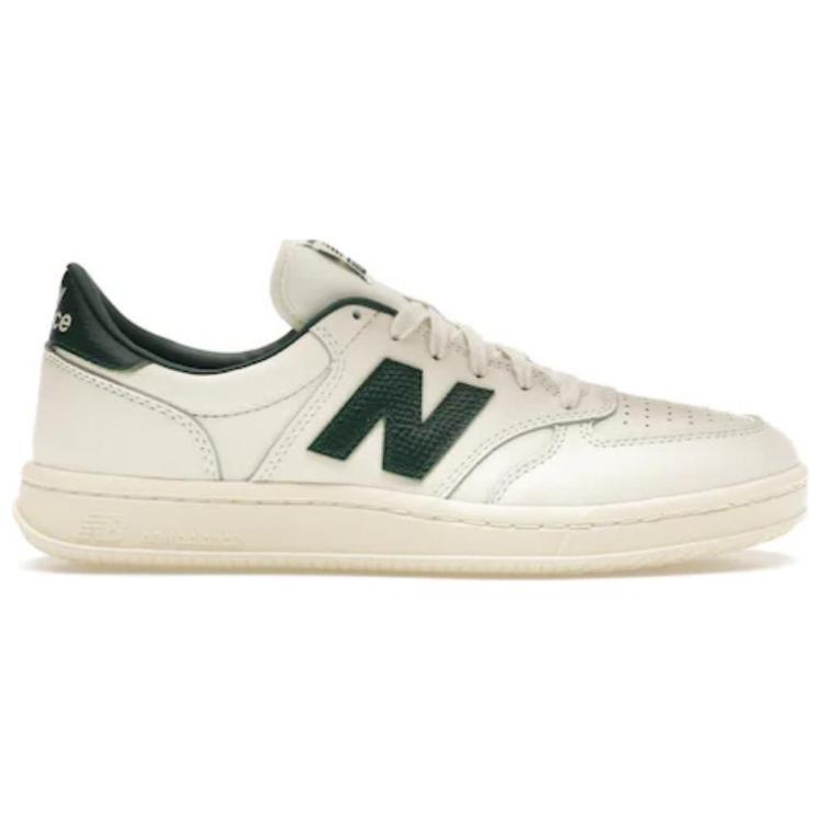 T500 Aime Leon Dore Бело-зеленая футболка New Balance — фото 2