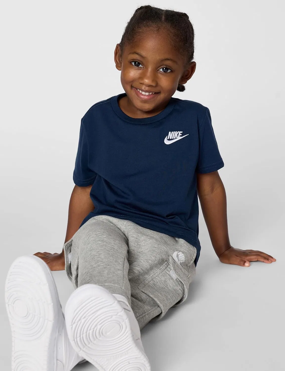 Футболка Nike Kids' Sportswear Club, Midnight Navy — фото 2