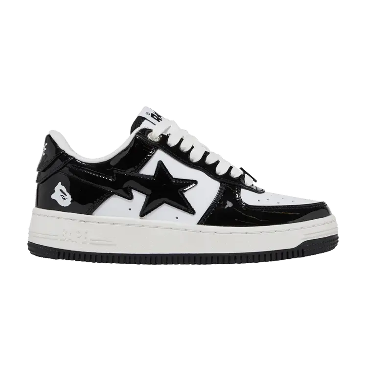 Кроссовки BAPE Wmns Bapesta 'Black' 2022, черный