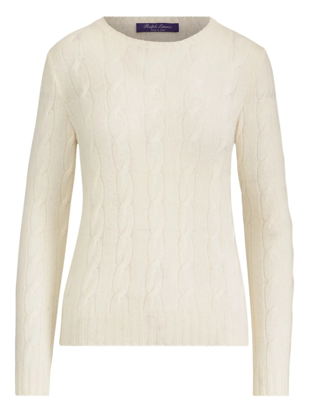 

Свитер косичной вязки из коллекции Ralph Lauren Ralph Lauren Collection, белый