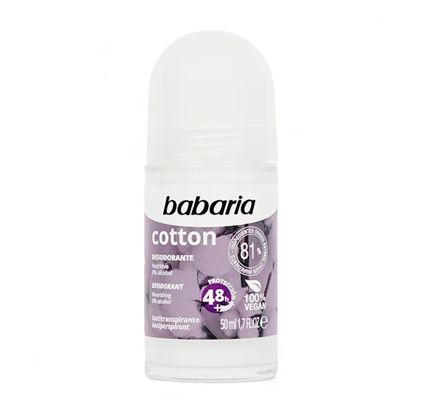 

Питательный шариковый дезодорант Cotton Babaria, 50 ml