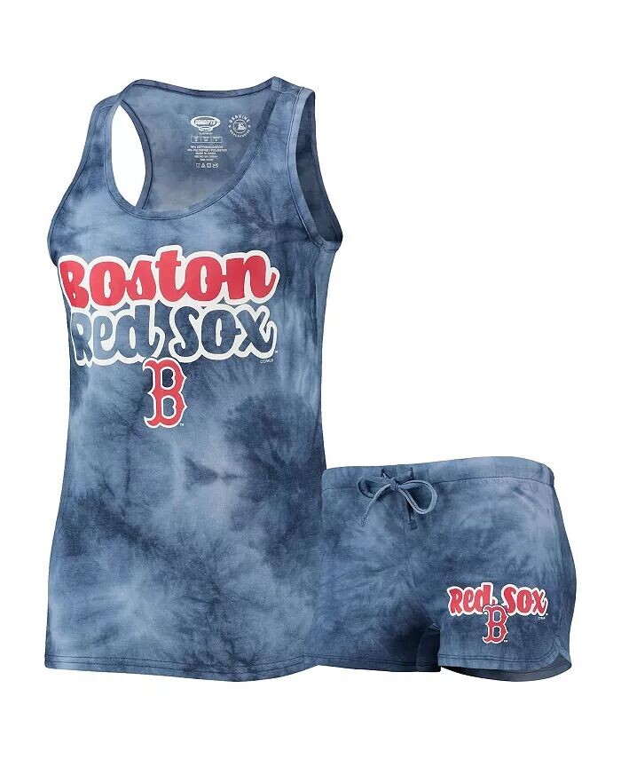 

Женский комплект из майки и шорт темно-синего цвета Boston Red Sox Billboard Racerback Concepts Sport, синий