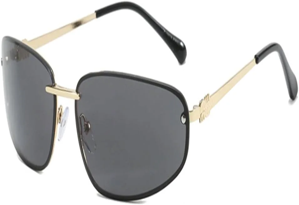 

Овальные солнцезащитные очки без оправы, стильные панк-очки, ретро-очки для активного отдыха, женские солнцезащитные очки с индивидуальным дизайном KTUCN, Other