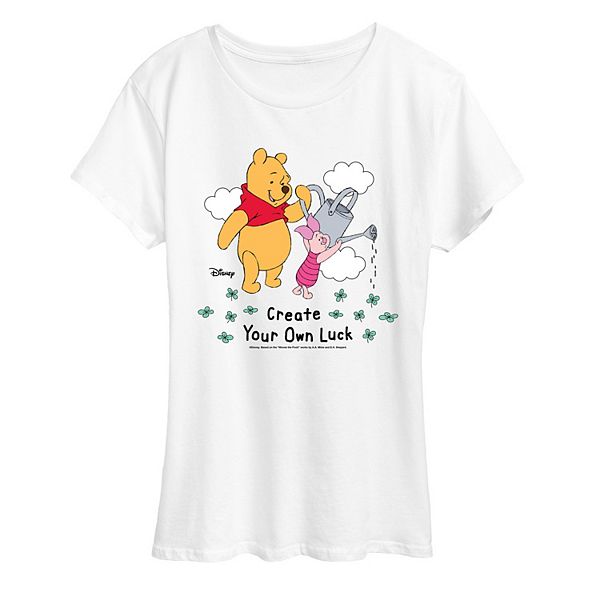 

Женская футболка с принтом Winnie the Pooh "Создай свою удачу" Disney, White, Белый, Женская футболка с принтом Winnie the Pooh "Создай свою удачу" Disney, White