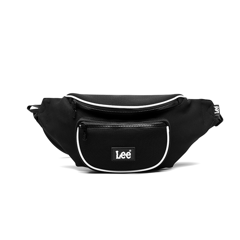 

Lee Черная унисекс сумка через плечо для деловых поездок, Black