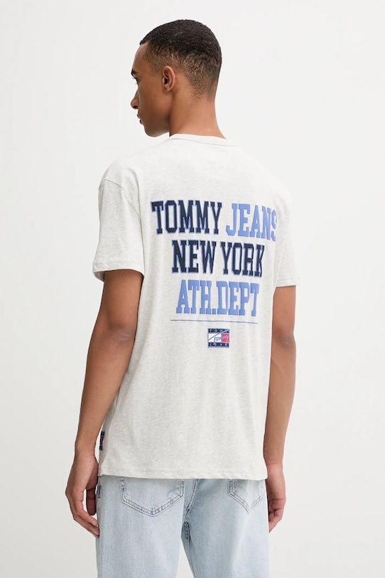 

Хлопковая футболка Tommy Jeans, серый