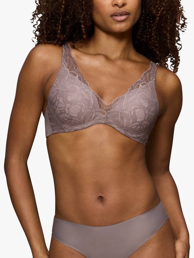 

Бюстгальтер Body Make-Up Illusion Lace с косточками и поролоновыми чашками Triumph, Pigeon Grey