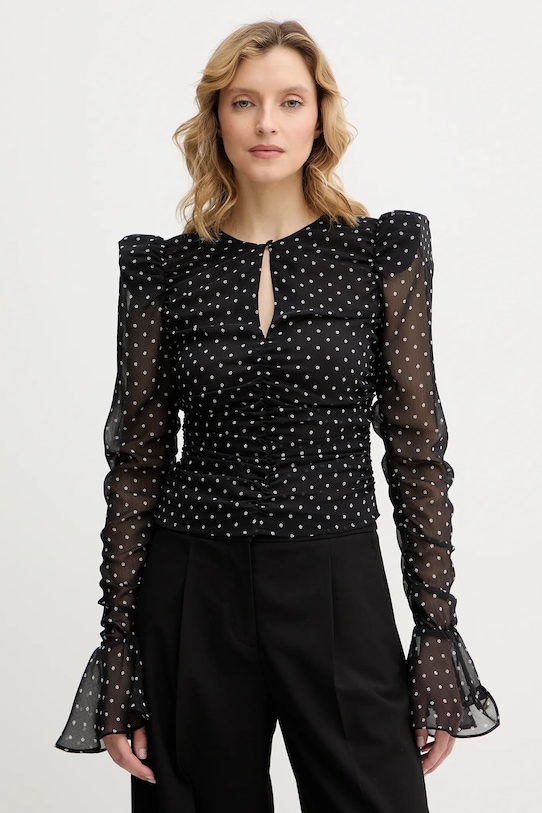 

Блуза Rotate, черный