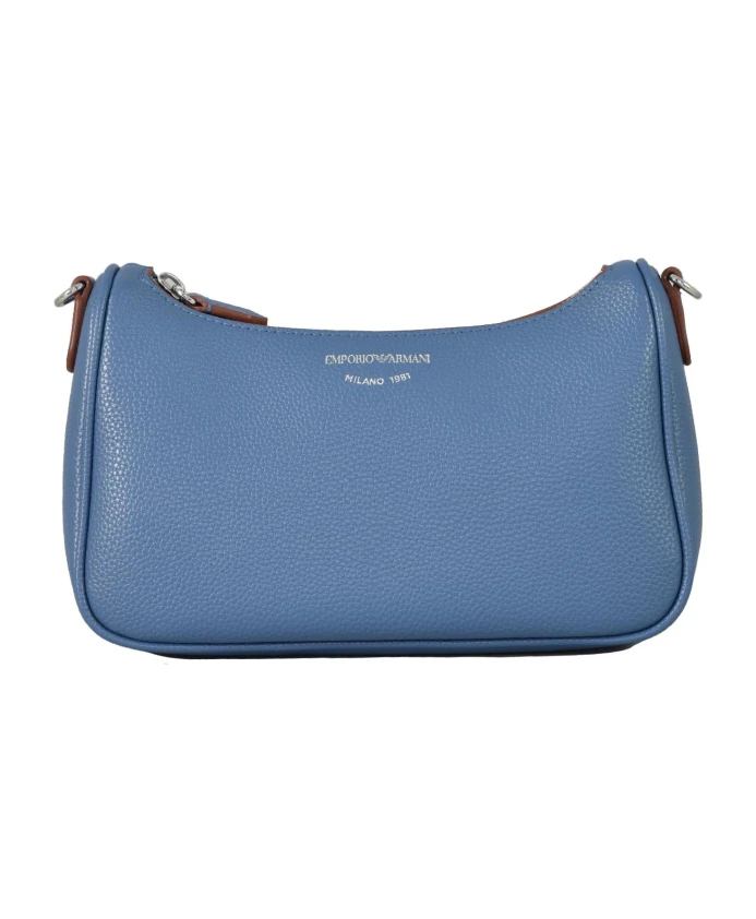 

Стильная сумка из искусственной кожи. Emporio Armani, синий