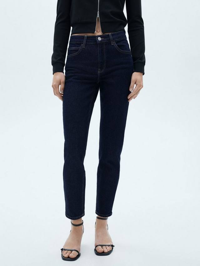 

Новые мамины укороченные джинсы Mango, цвет Open Blue