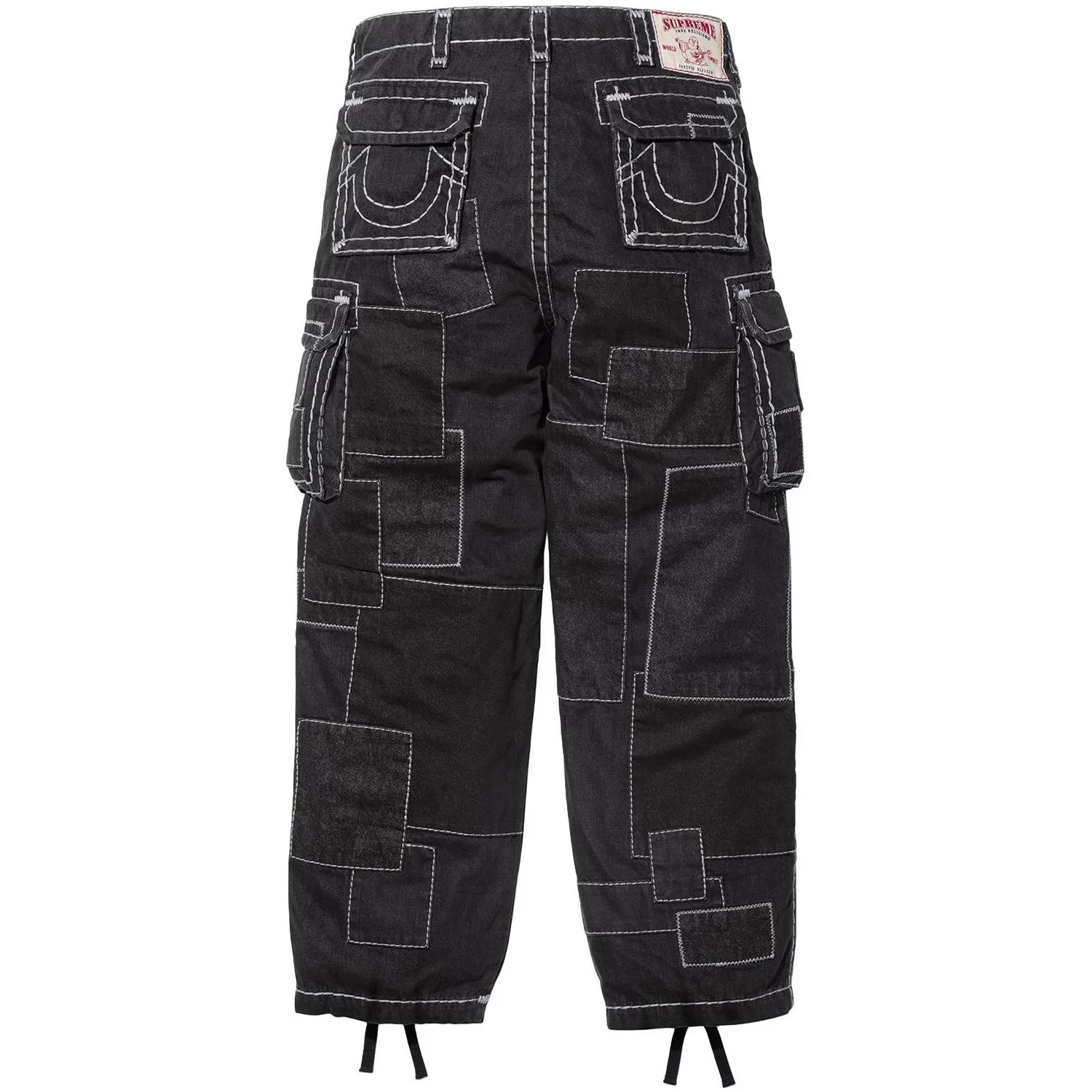Кargo-штаны True Religion FW25 WEEK13 Patchwork Supreme, зеленый — фото 4