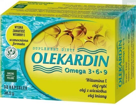 

Ginseng Олекардин Омега 3 6 9 30 капс. 38,5 г