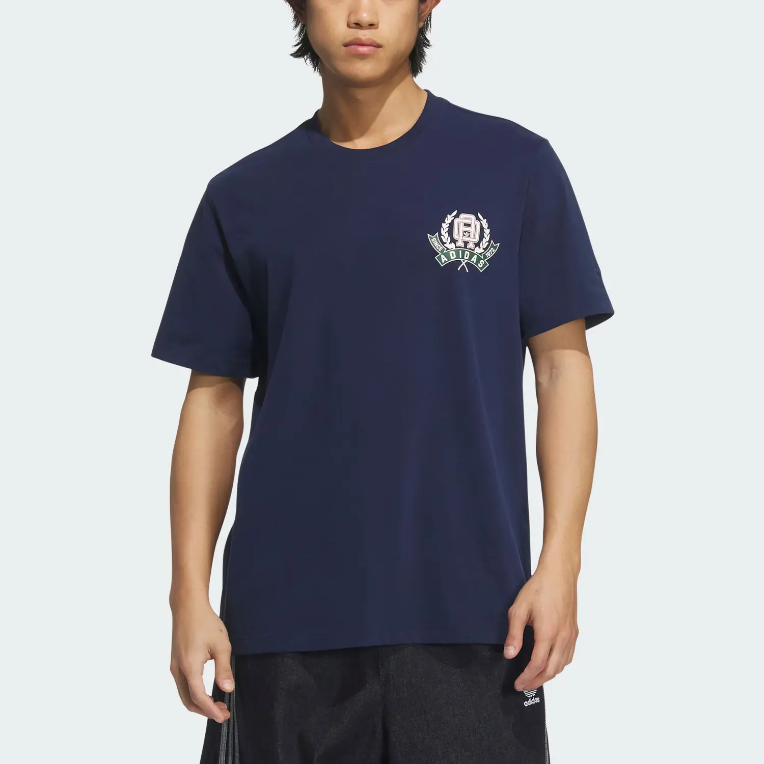 Футболка VRCT SS25 мужская Adidas Originals, синий — фото 3