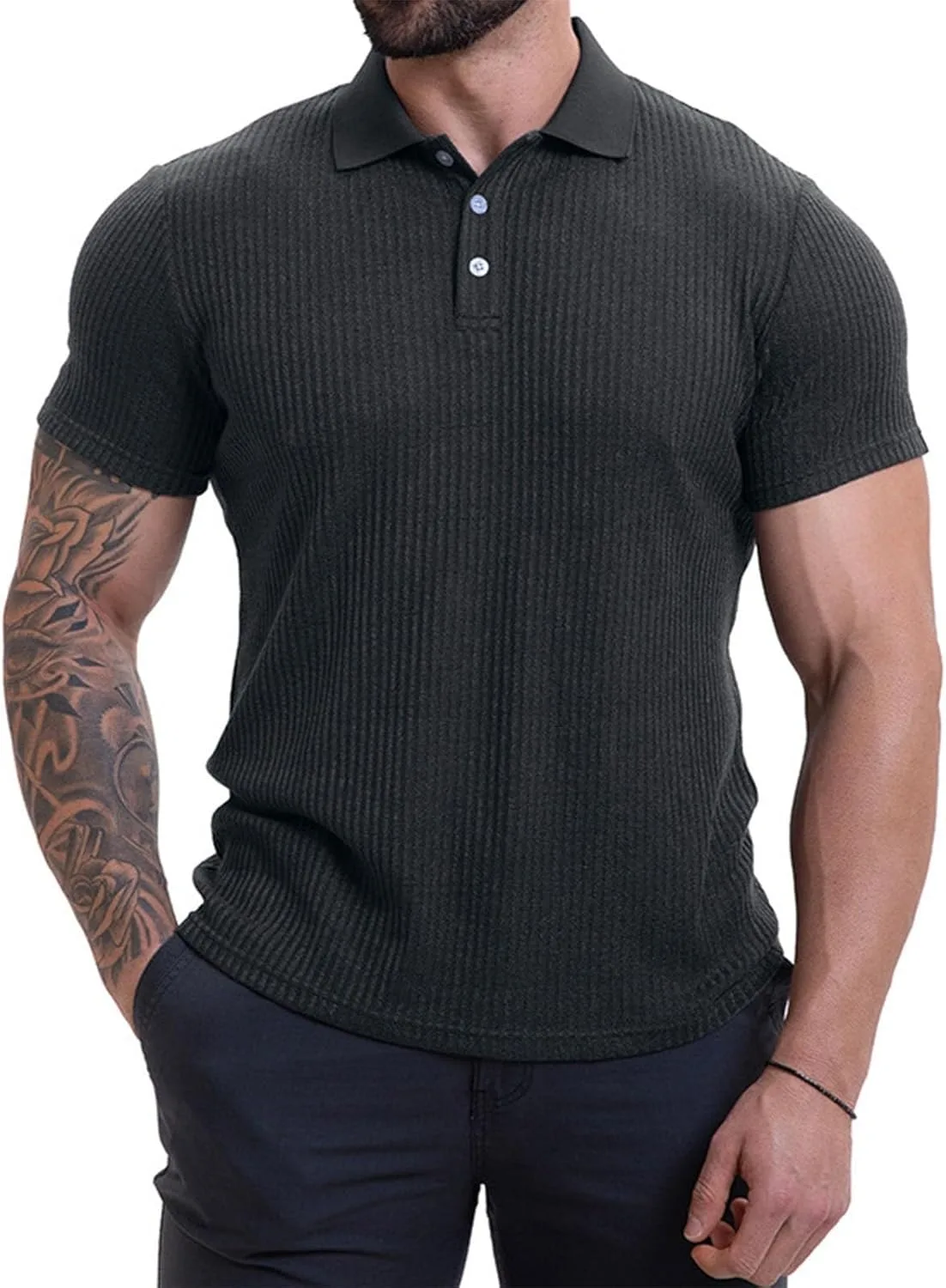 

Мужская футболка-поло с коротким рукавом Casual