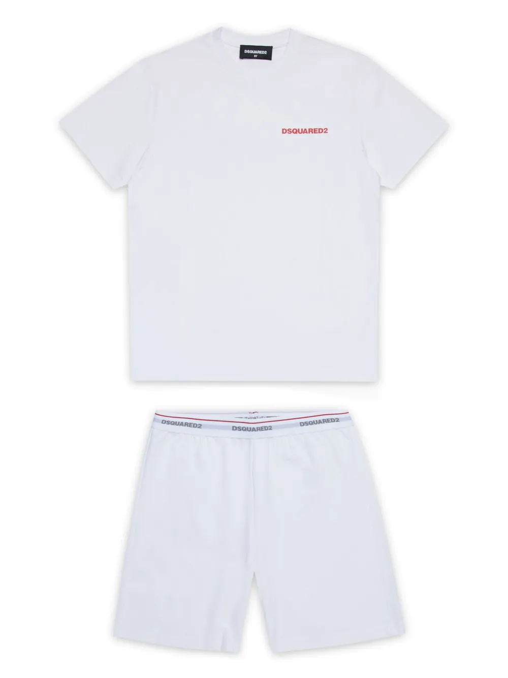 

Пижама с логотипом DSQUARED2 KIDS, белый