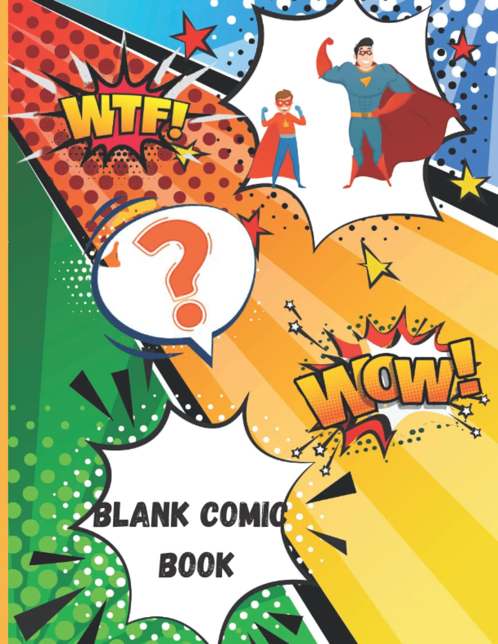 

Blank Comic Book for Drawing Your Own Comics: Comic Book With Lots of Templates (Blank Comic Books) | Blank Books for Kids | Creative Gift Idea |: size:8.5x11 inch page:120 (Independently published)