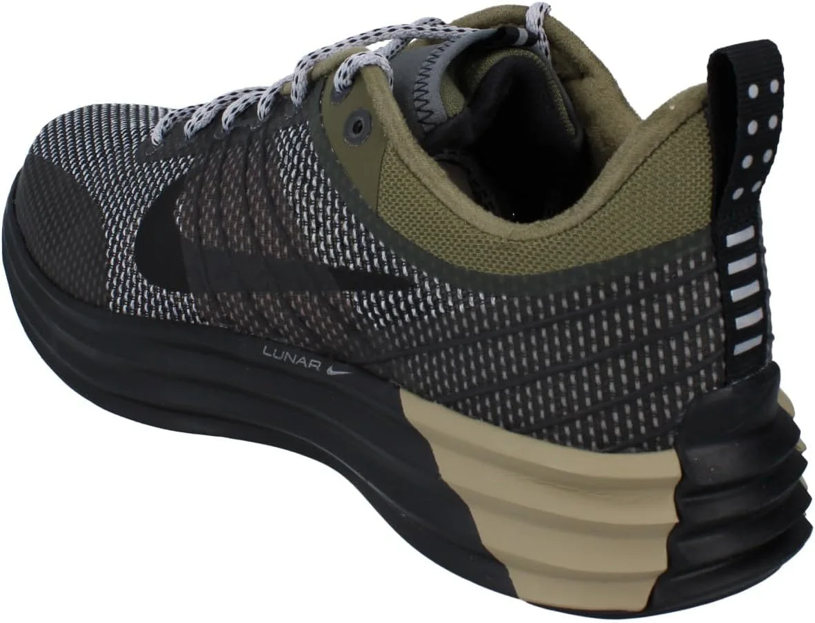 Мужские кроссовки Nike Lunar Roam Prm, черный/серый/хаки — фото 2