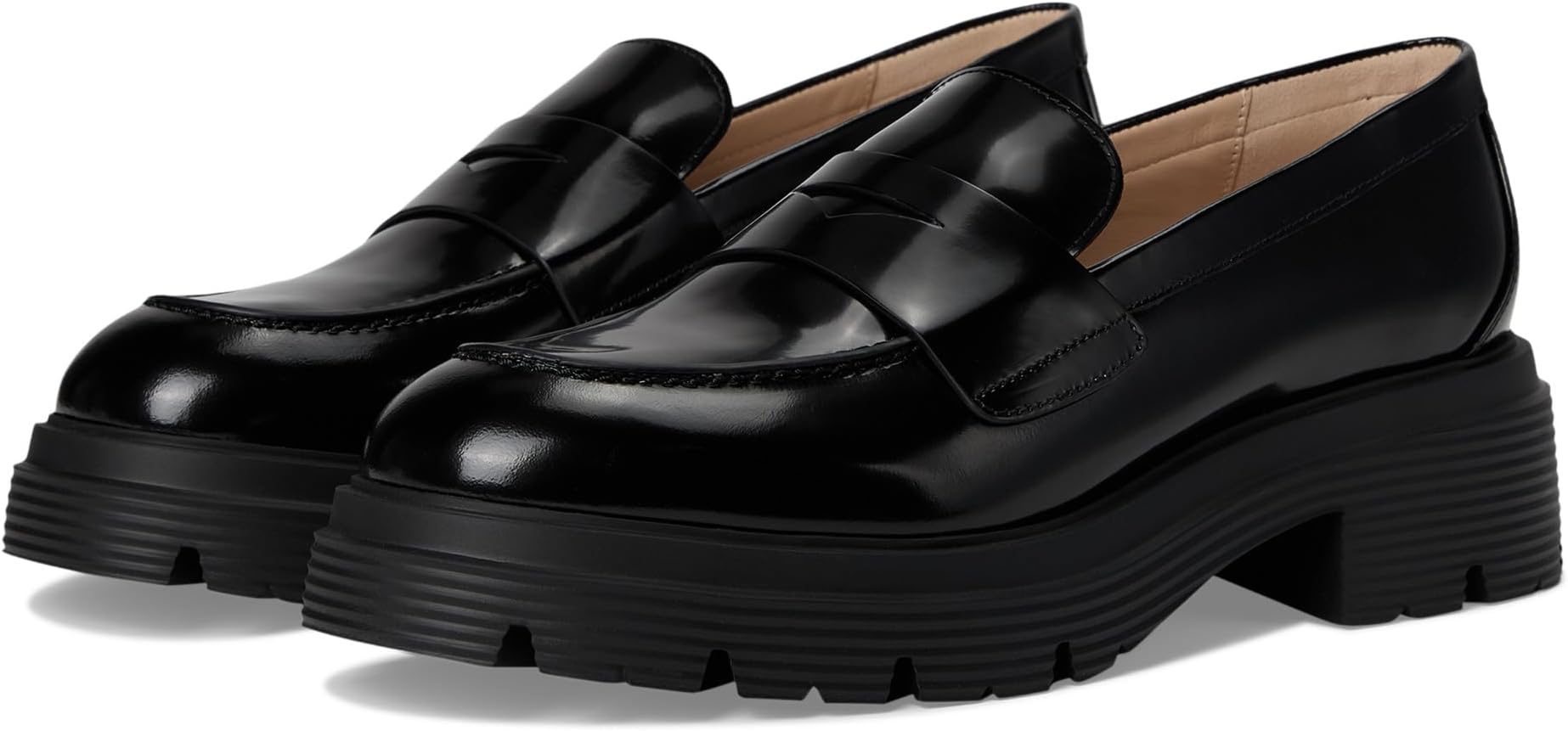 Лоферы Stuart Weitzman Hudson Lite Loafer, черный