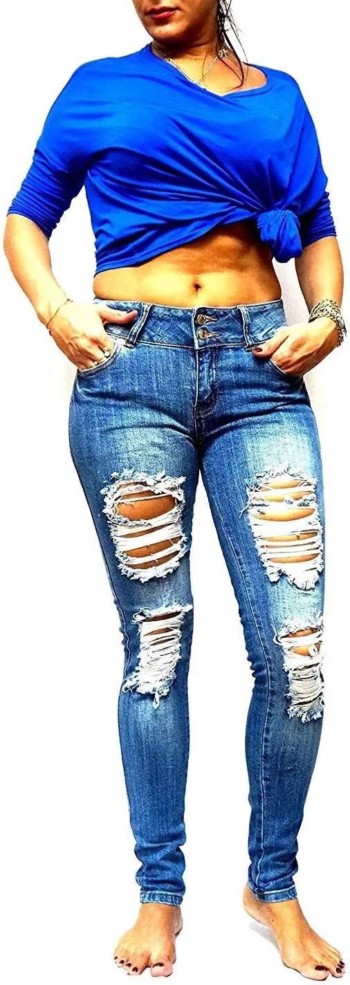 

Джинсы Jack David Juniors Womens Plus Ripped Skinny JEANS FOR LOVE