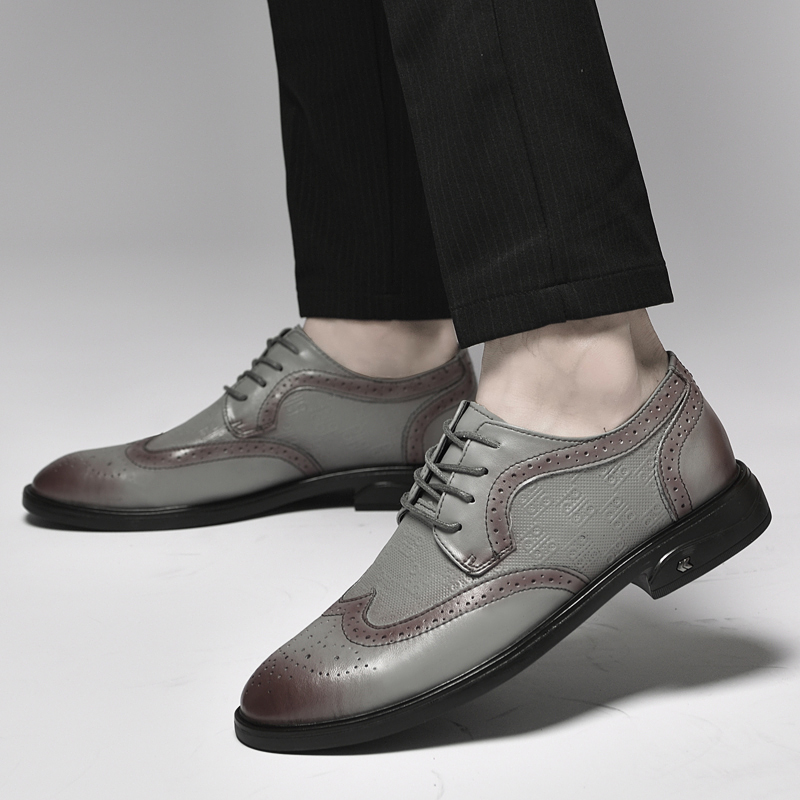 BAGE Мужские повседневные кроссовки Low Top серые, цвет Gray — фото 2
