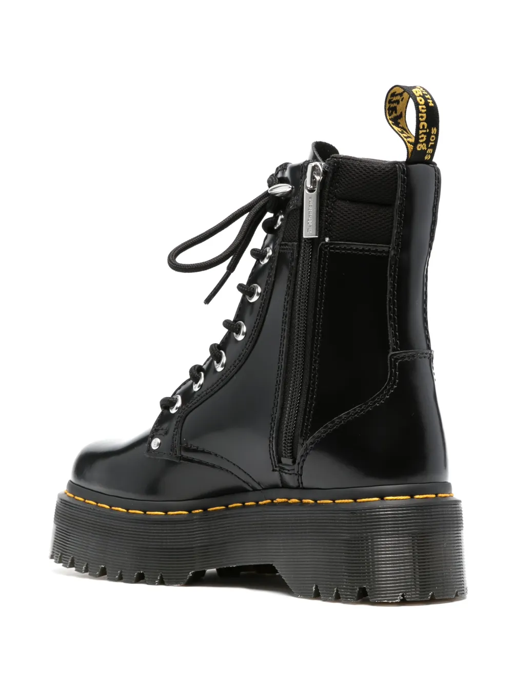 Мужские ботинки Dr. Martens Jadon кожаные в стиле милитари, черный — фото 3