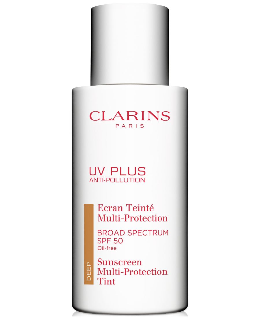 

Солнцезащитный тонирующий крем для лица UV Plus Anti-Pollution SPF 50 Clarins, цвет deep