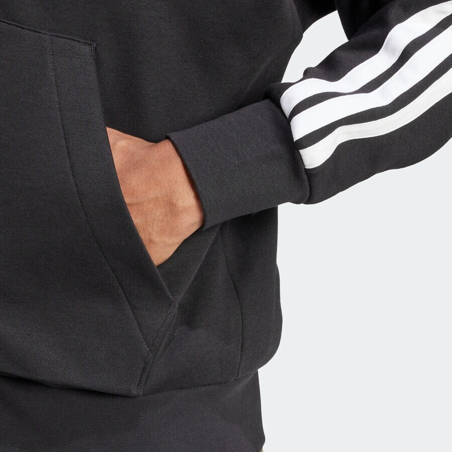 Свитер с капюшоном на молнии ADIDAS SPORTSWEAR Athletic Zip-Up Hoodie, черный — фото 3