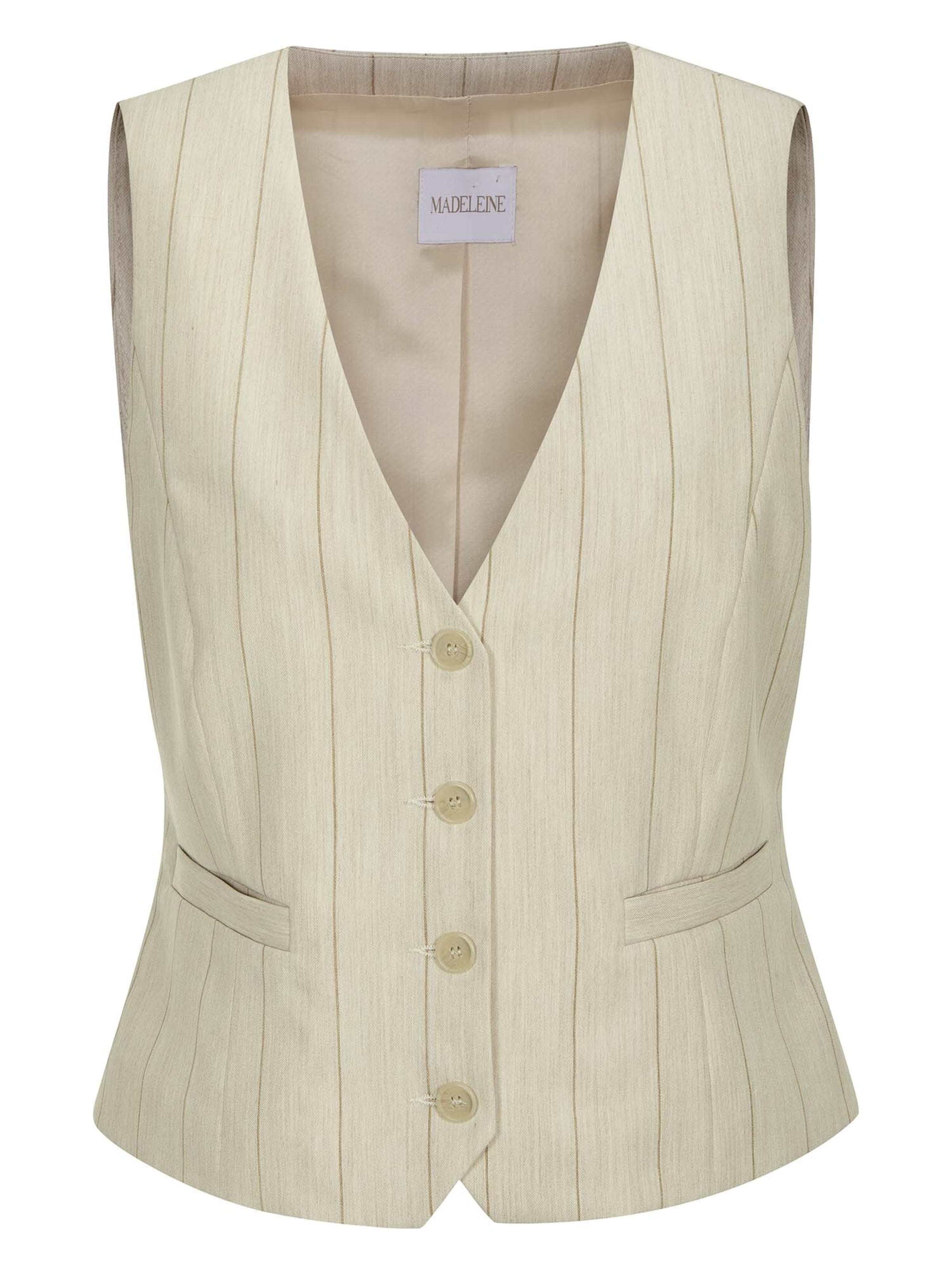 

MADELEINE Жилет в цвете Pearl White