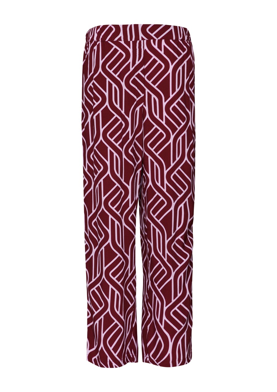 

Широкие брюки s.Oliver BLACK LABEL, рубиново-красный