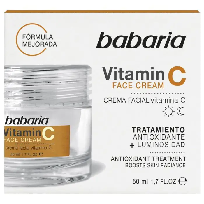 

Набор косметики Vitamin C Crema Facial Efecto Antioxidante + Luminosidad Babaria, 50 ml