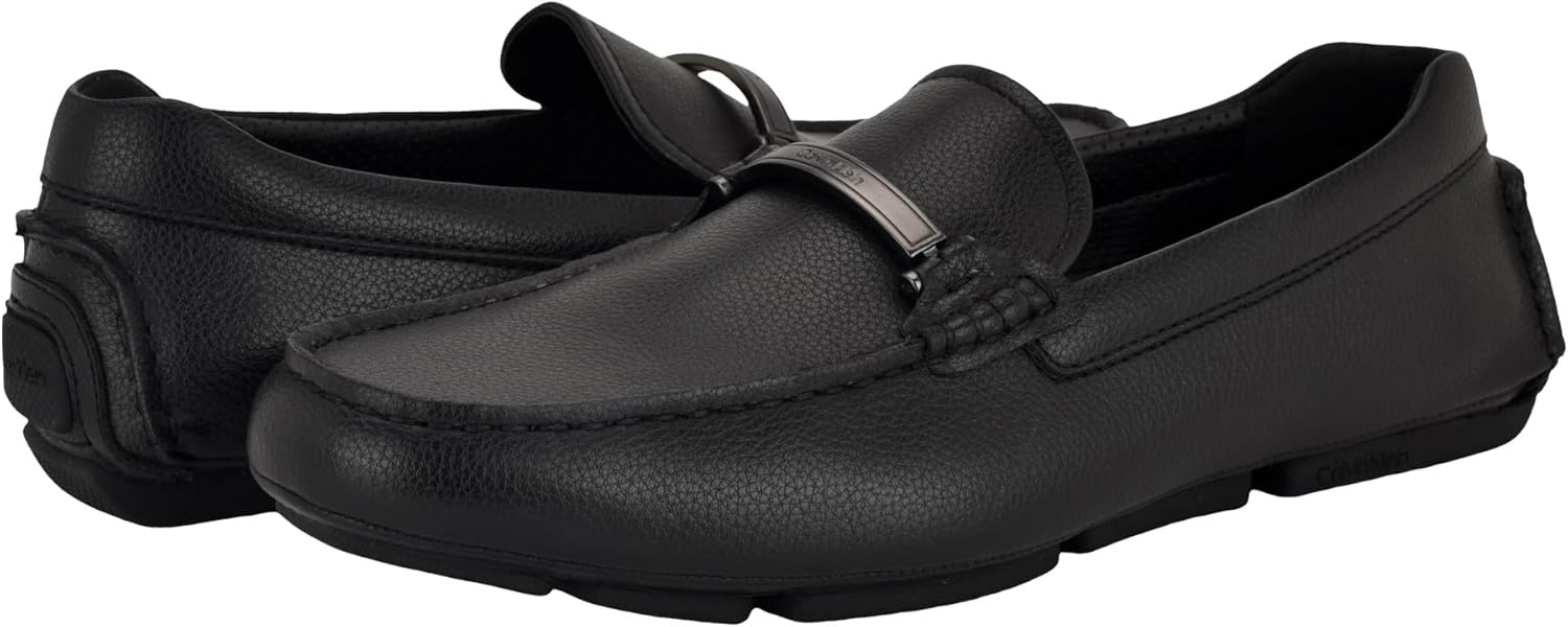 Мужские лоферы Calvin Klein Maslo Driving Style, Black 001 — фото 2