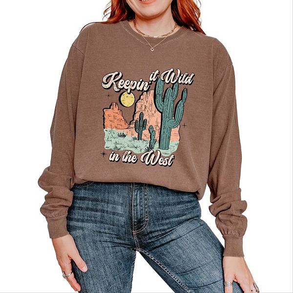 

Keepin it wild разноцветная длинная рубашка с эффектом окрашивания Simply Sage Market, Espresso