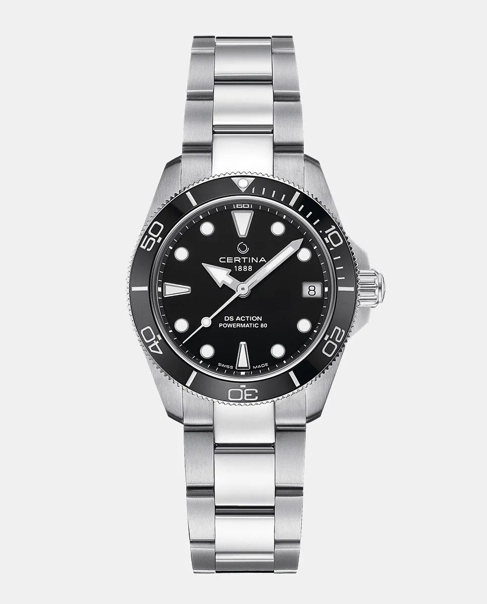 

DS Action Diver C0320071105100 автоматические женские часы из стали Certina, серебрянный