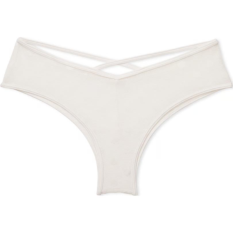 

PINK DOT MESH CHEEKY PANTY /CW Нижнее белье женское 1 упаковка Кокосовый белый Victoria's Secret, 1 упаковка (Кокосовый белый/Кокосовый белый)