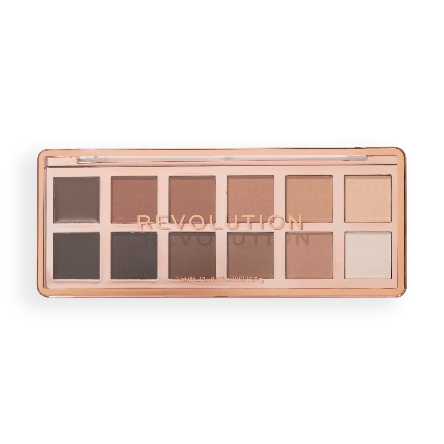 

Тени для век the master icon matte nudes palette Revolution, вес 0.7 гр.