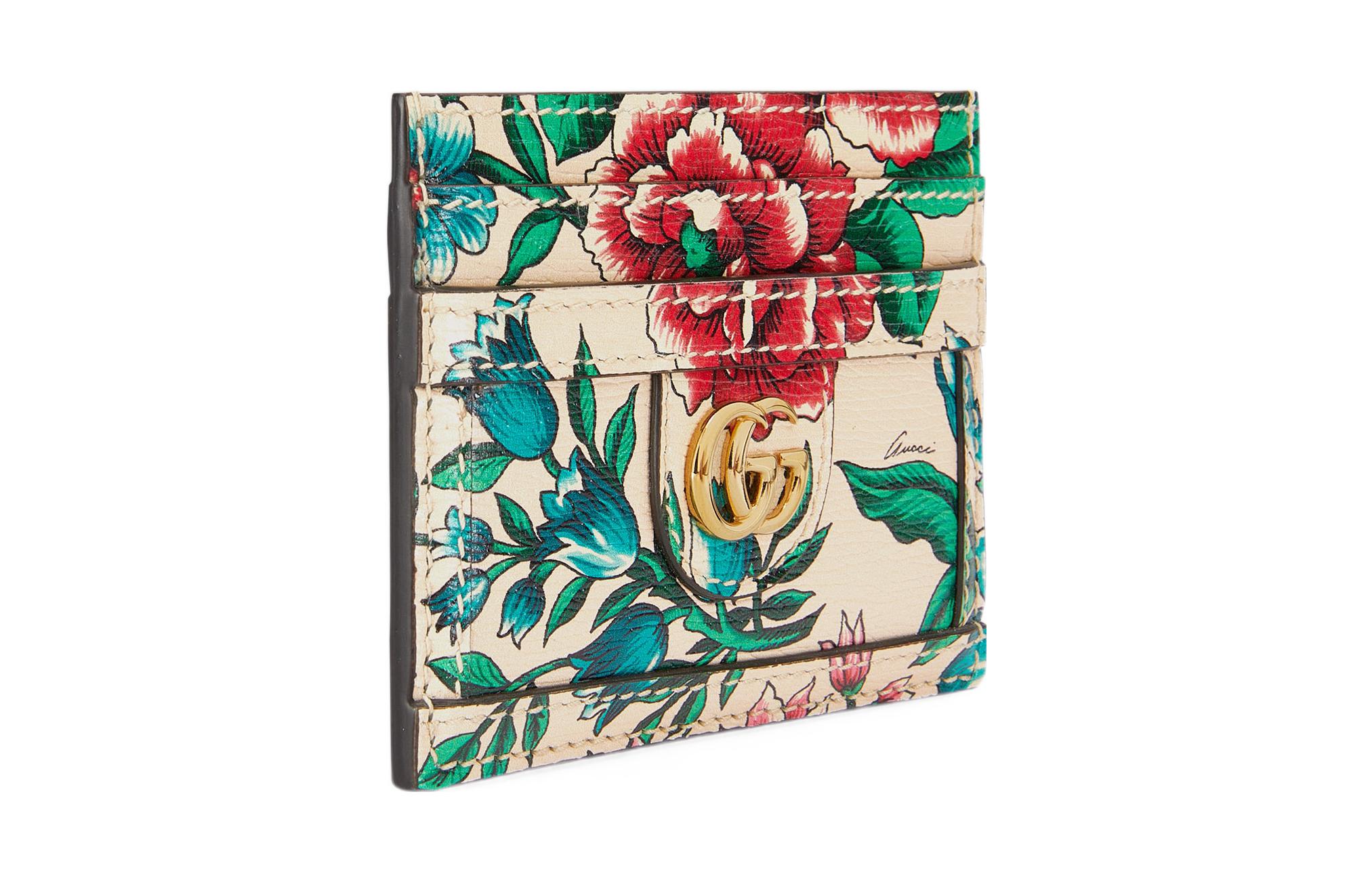 GUCCI Картхолдер Ophidia из кожи — фото 3