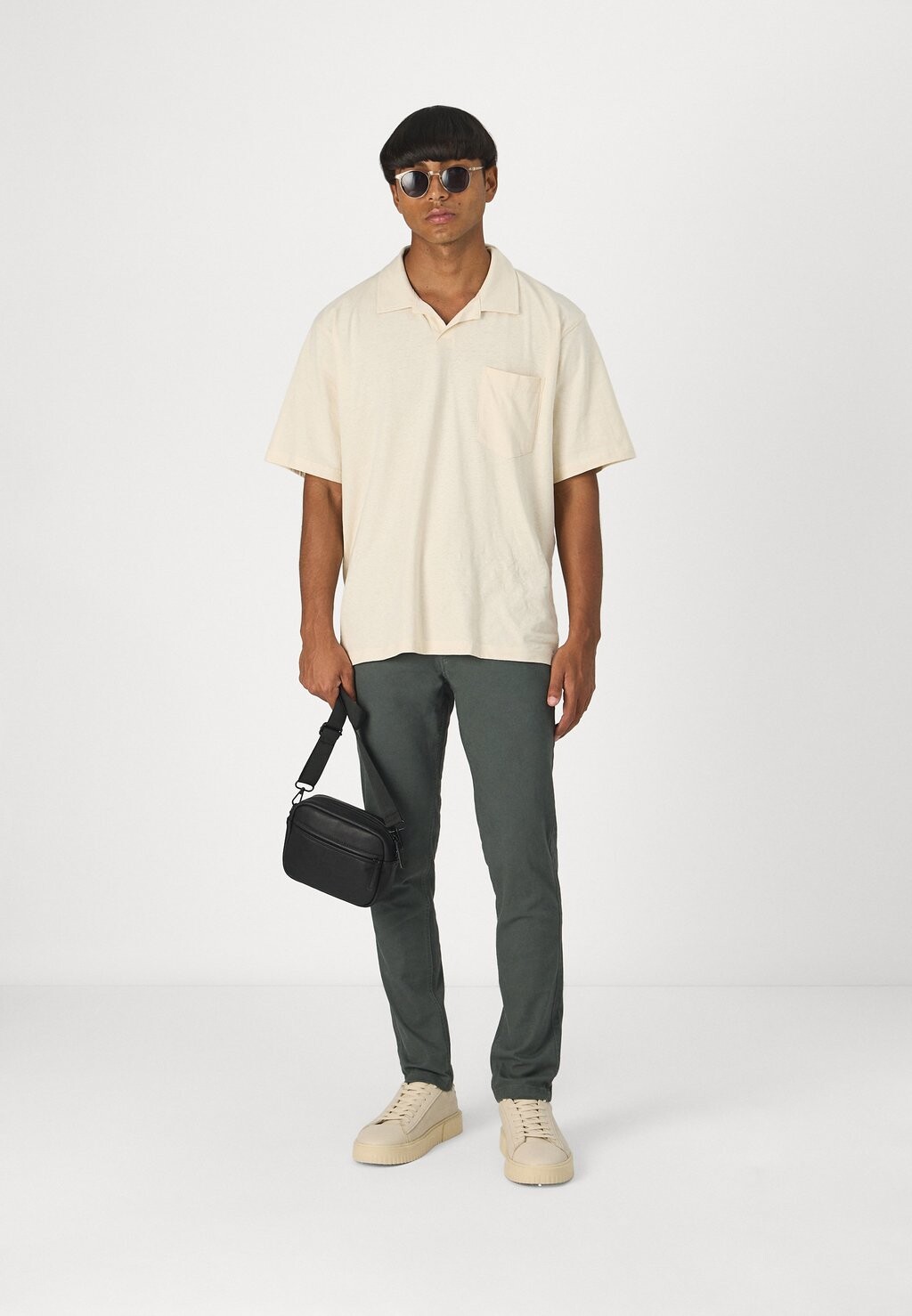 

Чиносы JPSTMARCO JJDAVE Jack & Jones PREMIUM, темно-зеленый