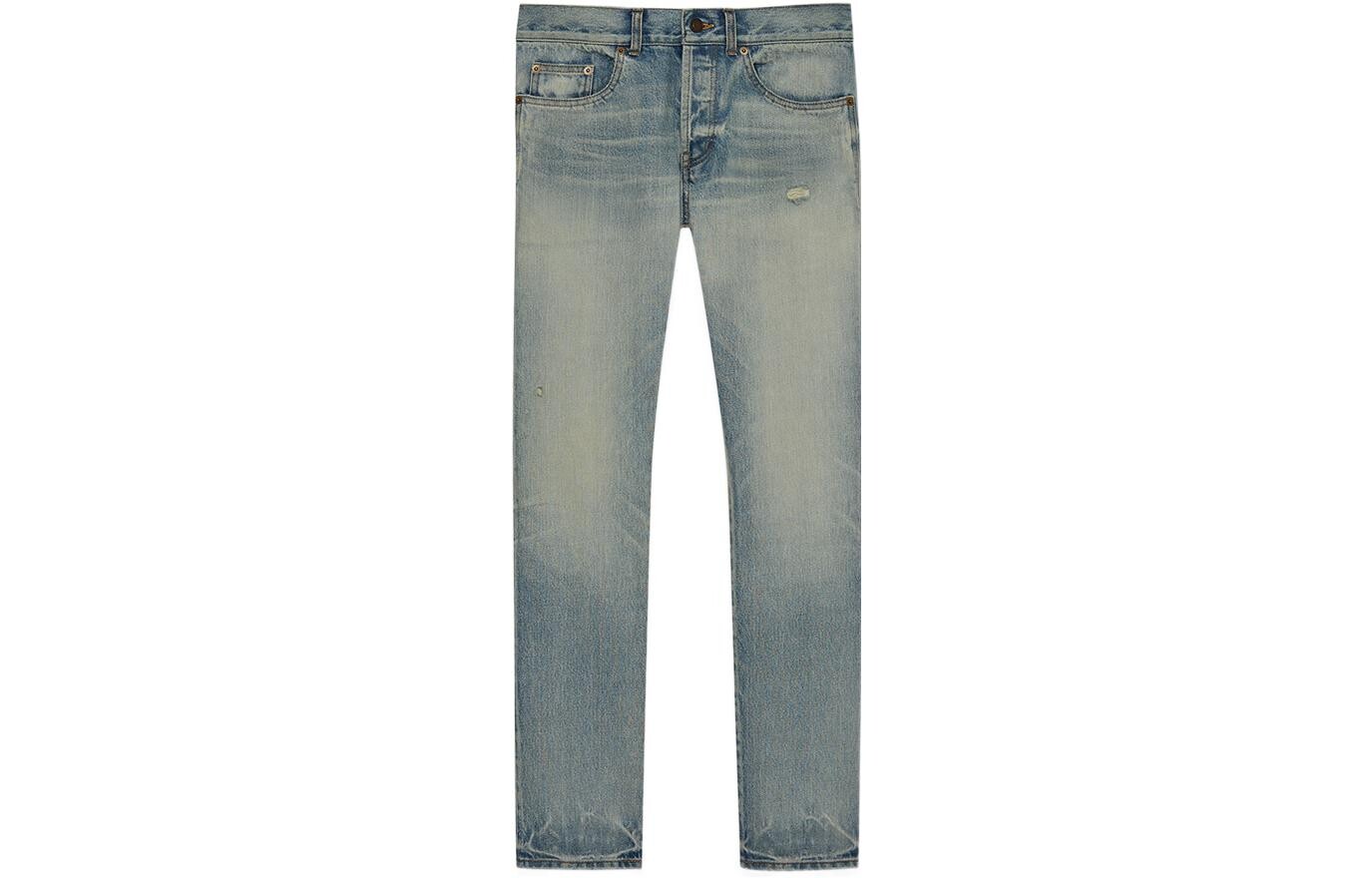 

SAINT LAURENT Мужские джинсы, цвет Blue