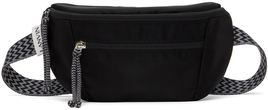 

Маленькая поясная сумка Black Curb Lanvin