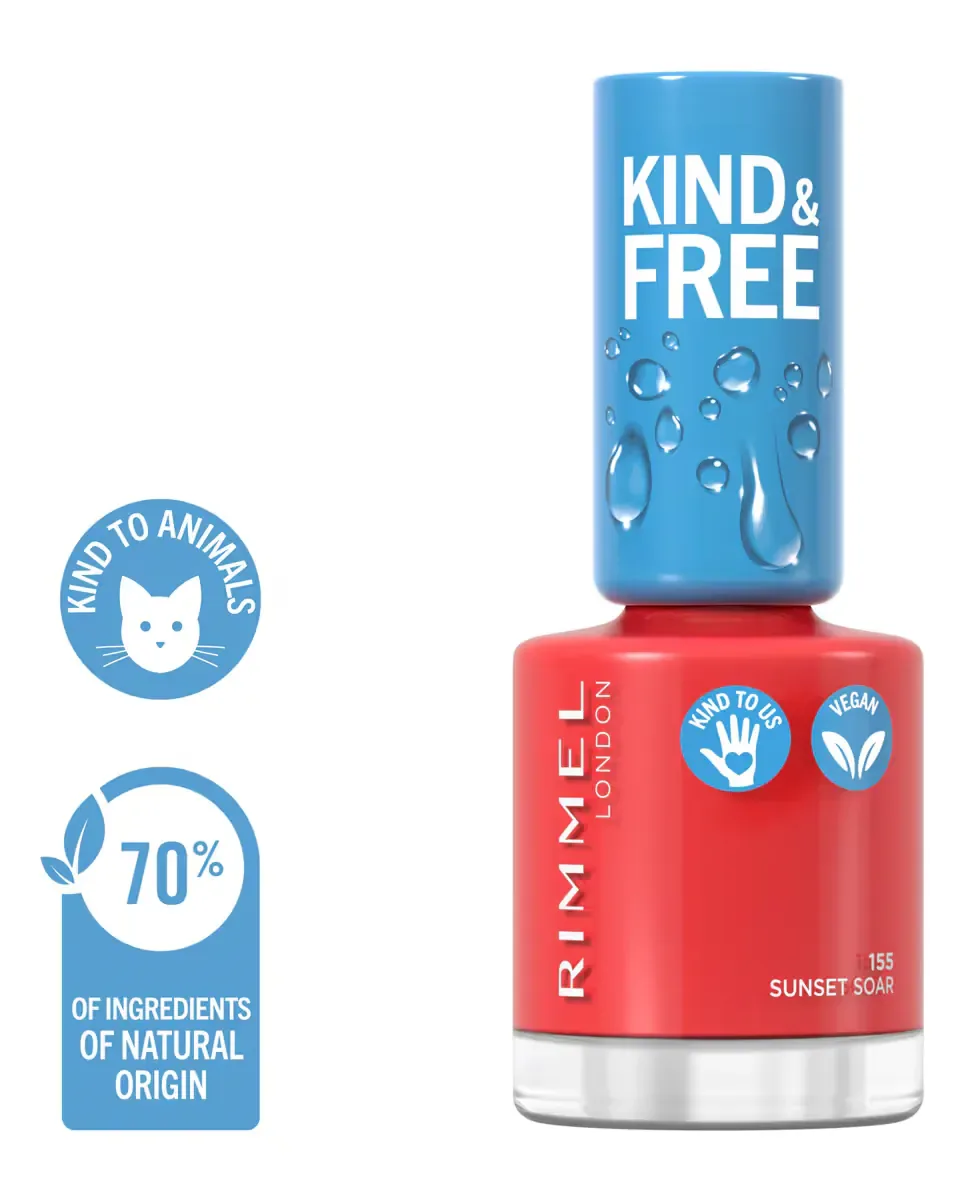 Лак для ногтей Kind & Free Rimmel, 155 Sunset Soar — фото 3