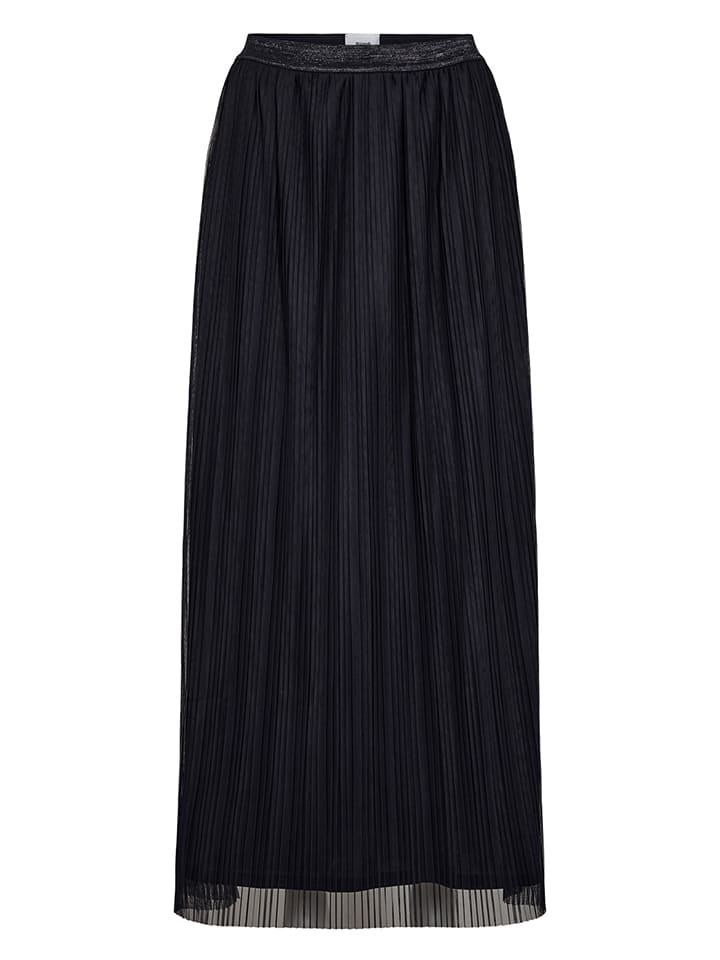 

NÜMPH Плиссированная юбка «Нумеа» темно-синего цвета