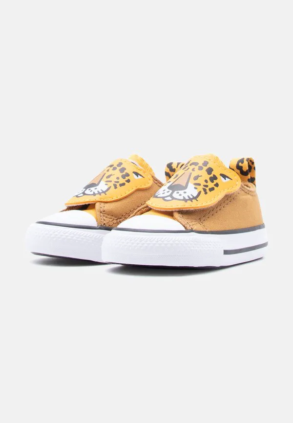 Кроссовки chuck taylor all star one strap leopard easy on унисекс Converse, Honey Stick/Gold-Coloured Palm/White — фото 4