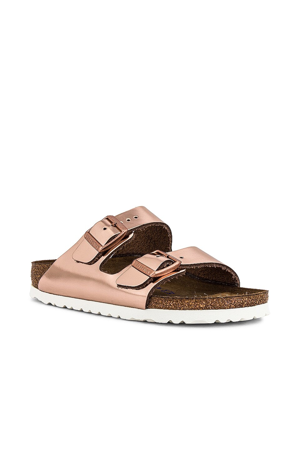 Сандалии BIRKENSTOCK Arizona Soft Footbed, цвет Metallic Copper — фото 2