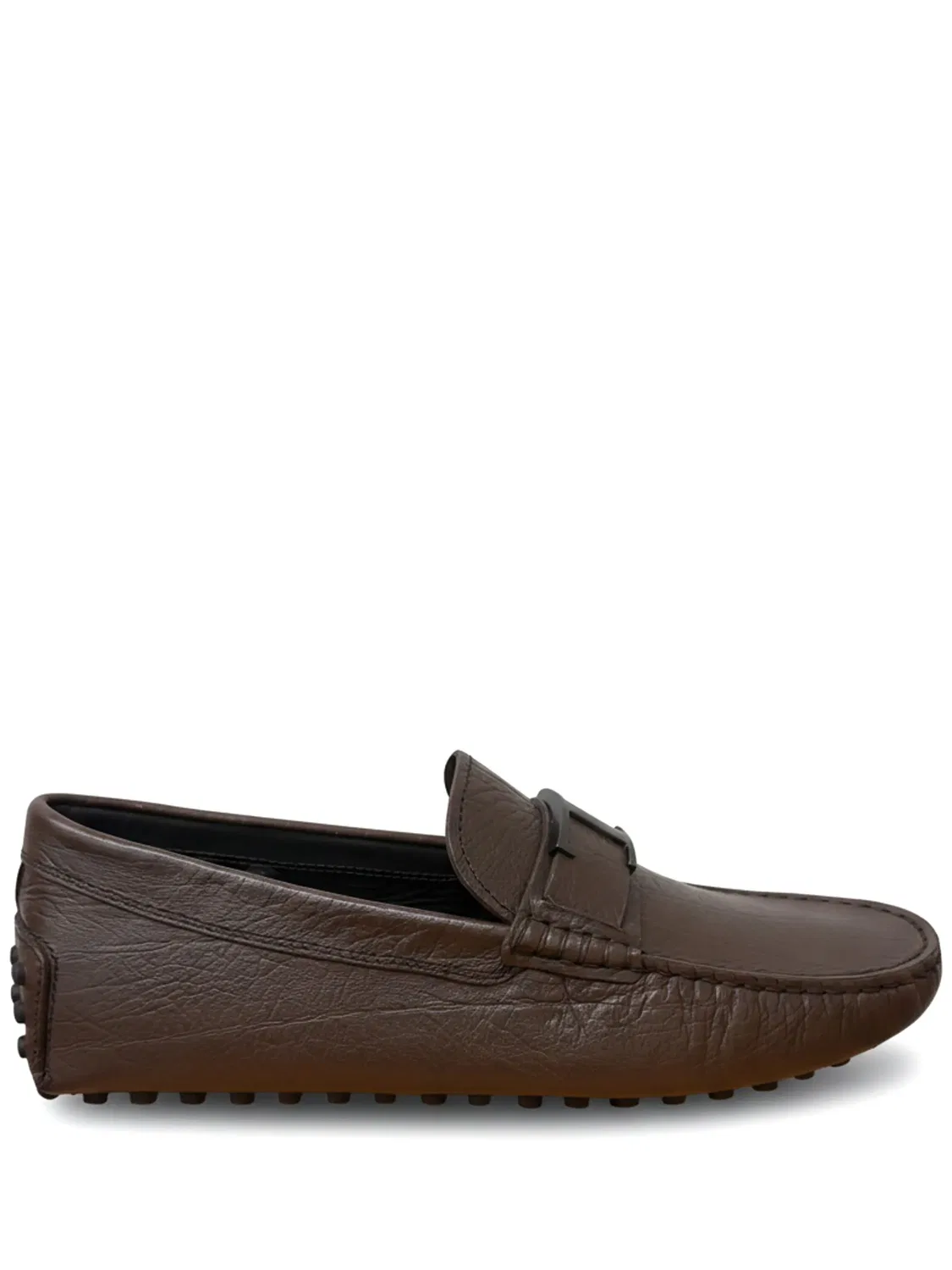 Лоферы T Plate Gommino Tod's, коричневый