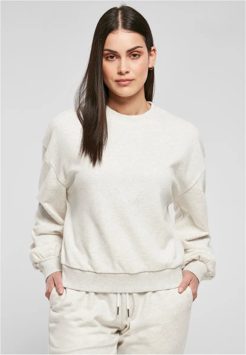 

URBAN CLASSICS Свитер " Urban Classics Ladies Ladies Oversized Color Melange Crewneck", серый