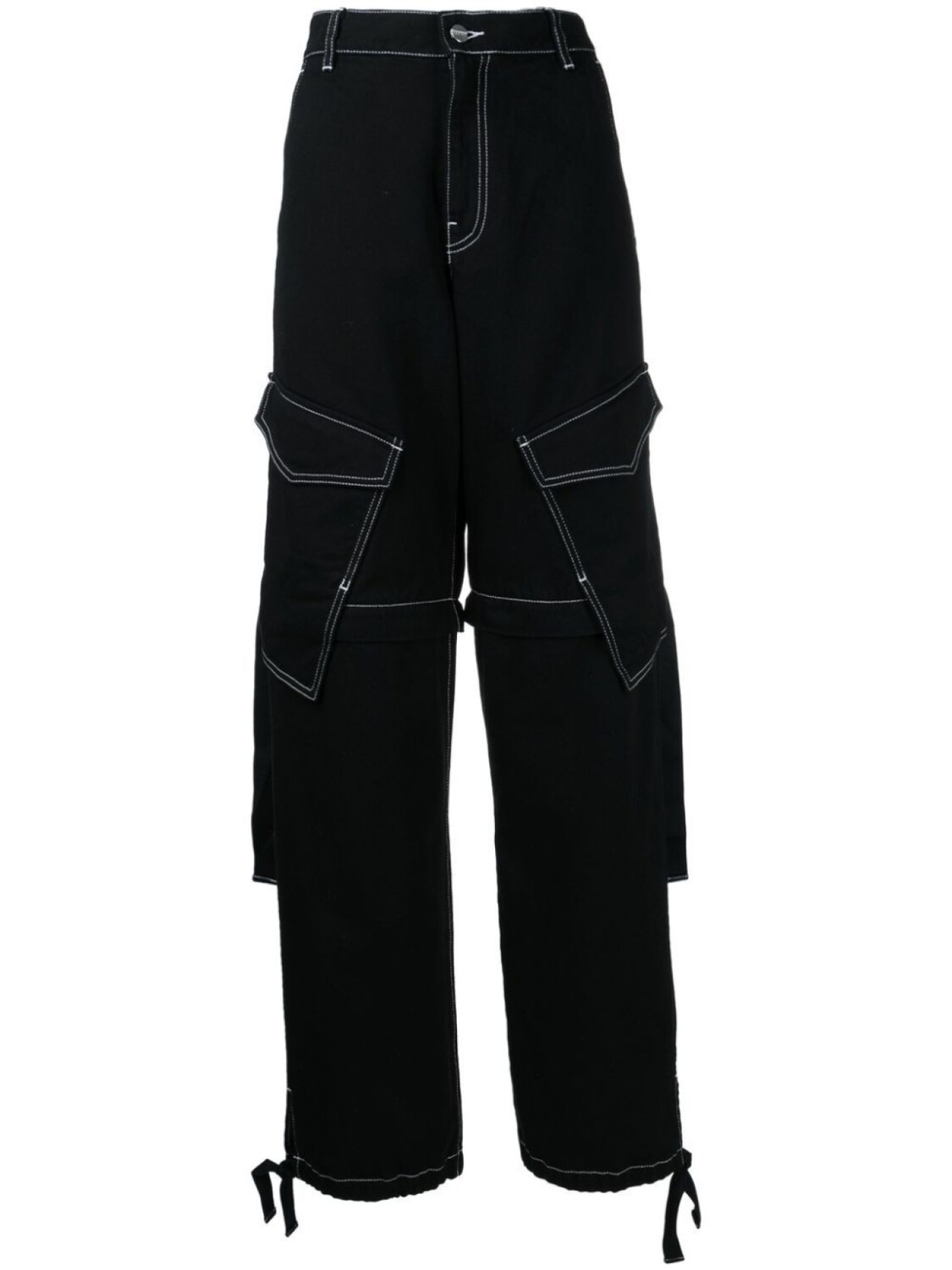 

Dion Lee джинсы свободного кроя, черный