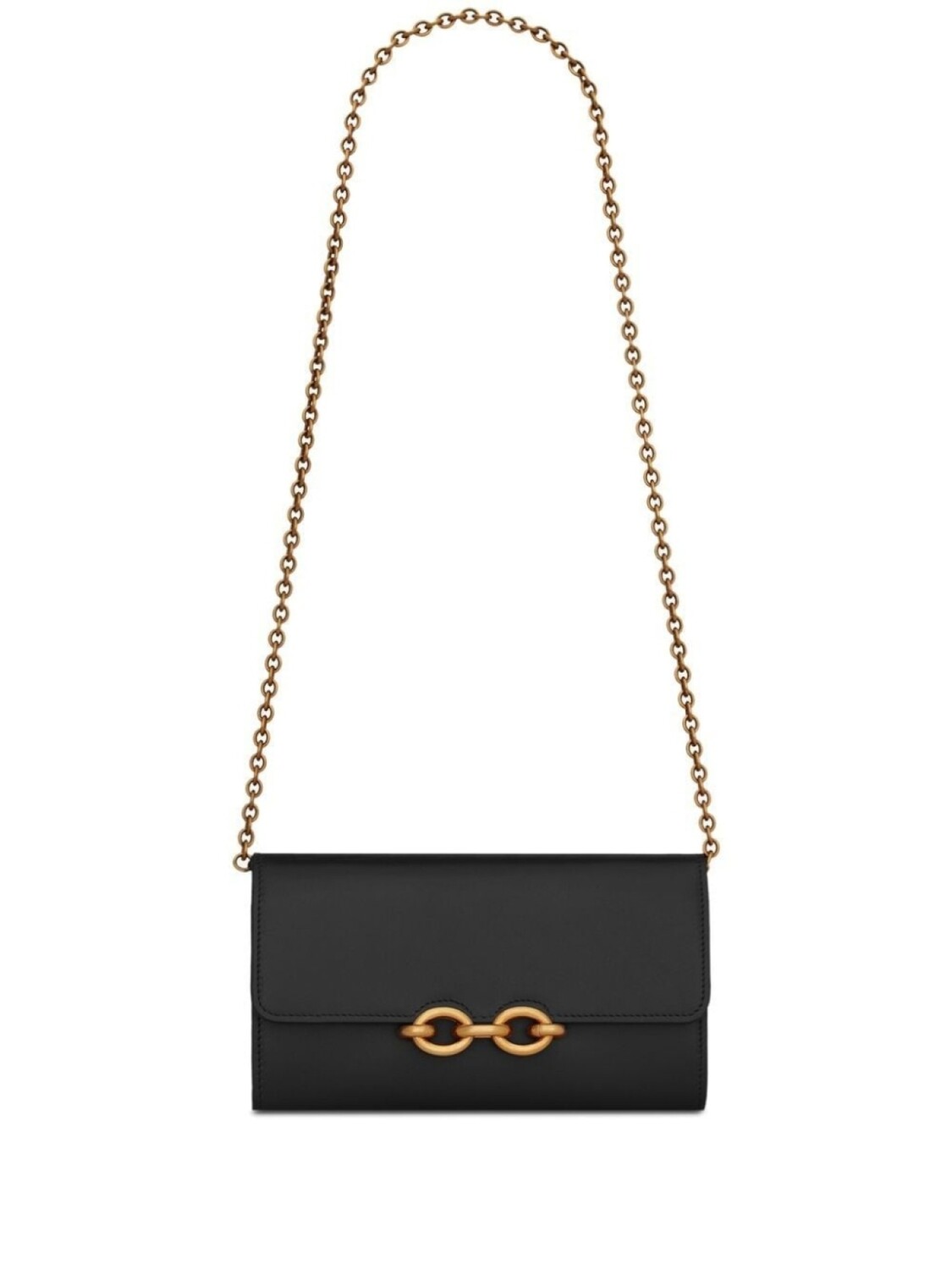 

Saint Laurent кошелек Le Maillon на цепочке, черный